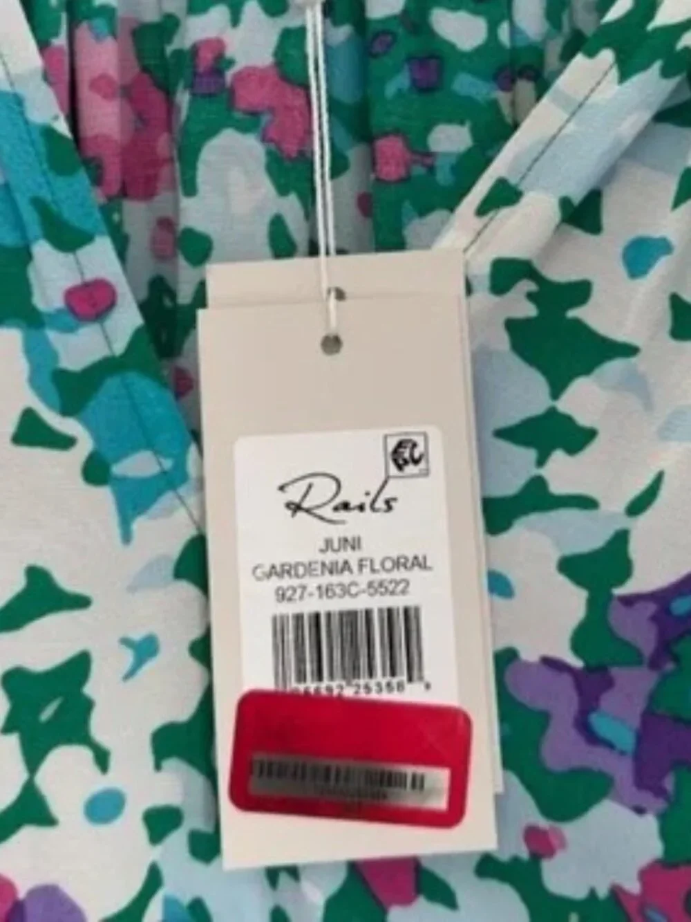 Rails Juni Gardenia Flora Midi Dress Size Medium - Picture 10 of 15